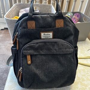 Ruvalino Charcoal Baby Bag Backpack